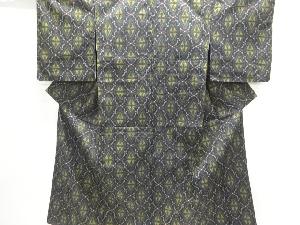 花菱模様織り出し西陣お召着物アンサンブル